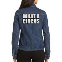 What A Circus Tumblr Ladies Denim Jacket | Artistshot