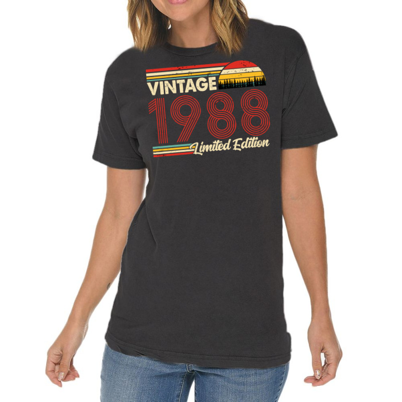 Vintage 1988 Birthday  Limited Edition 1988 Birthd Vintage T-Shirt by taipovpoppe | Artistshot