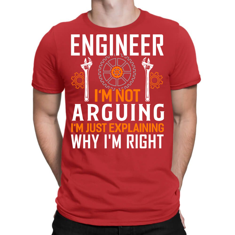 Engineer Engineering Profession Mechanical Gift Re T-Shirt by hanaraovroy | Artistshot