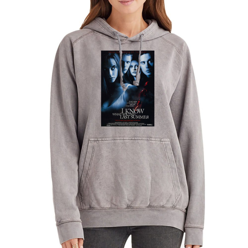 Movie Poster I Know What You Did Last Summer Vintage Hoodie | Artistshot