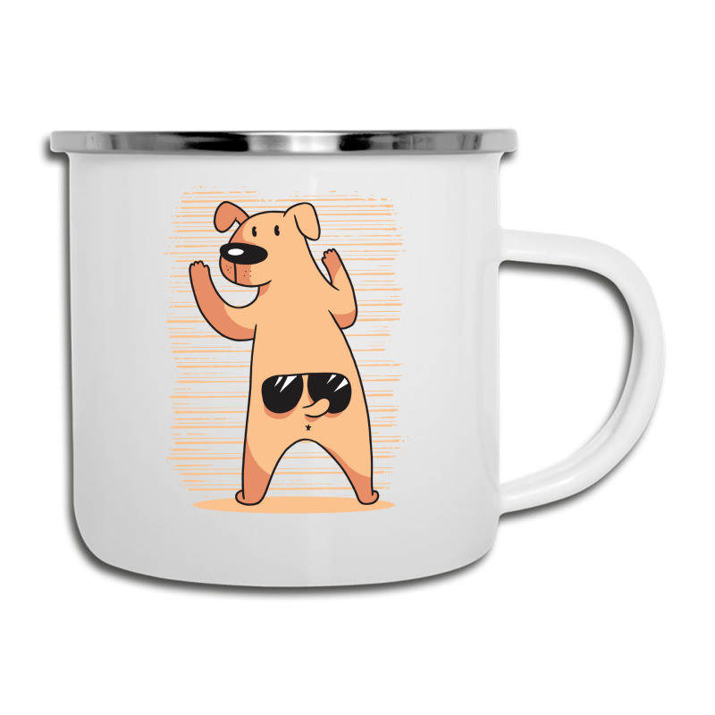 Dog Tail Glasses Camper Cup | Artistshot