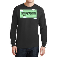 Billionaires Are Bad For The Environment Climate C Long Sleeve Shirts | Artistshot