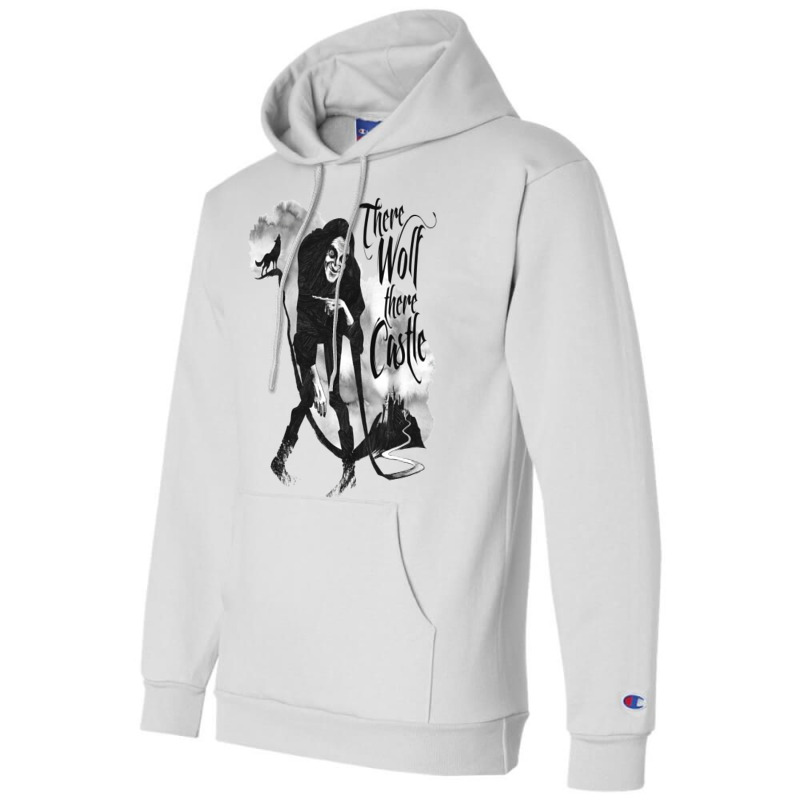 There Wolf There Castle Champion Hoodie | Artistshot