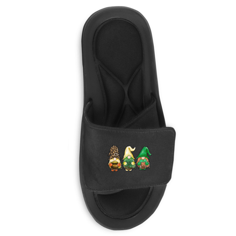 St Patricks Day Gnomes Slide Sandal | Artistshot