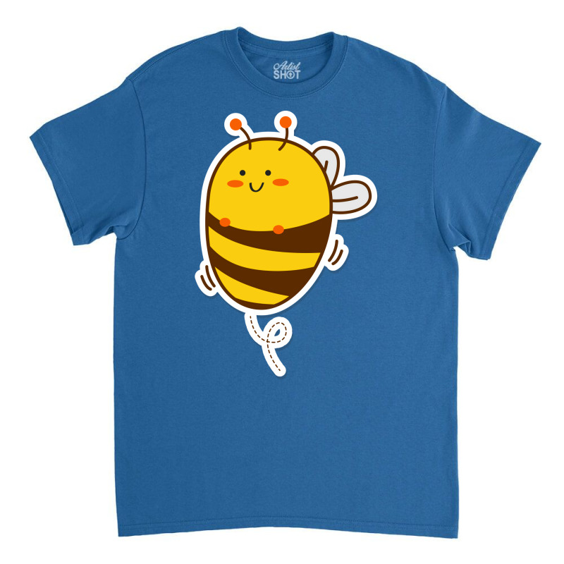 Cute Bee Kawaii Drawing Retro Classic T-shirt by loretzexson | Artistshot