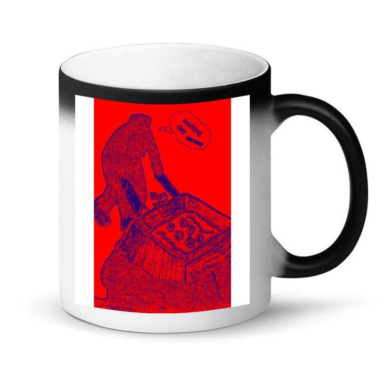 Construction Worker Aesthetic Magic Mug | Artistshot