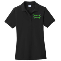 Chemical Engineer In Green Color Text Trending Ladies Polo Shirt | Artistshot