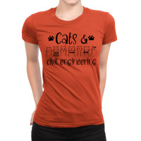 Cats Civil Engineering Tumblr Ladies Fitted T-shirt | Artistshot