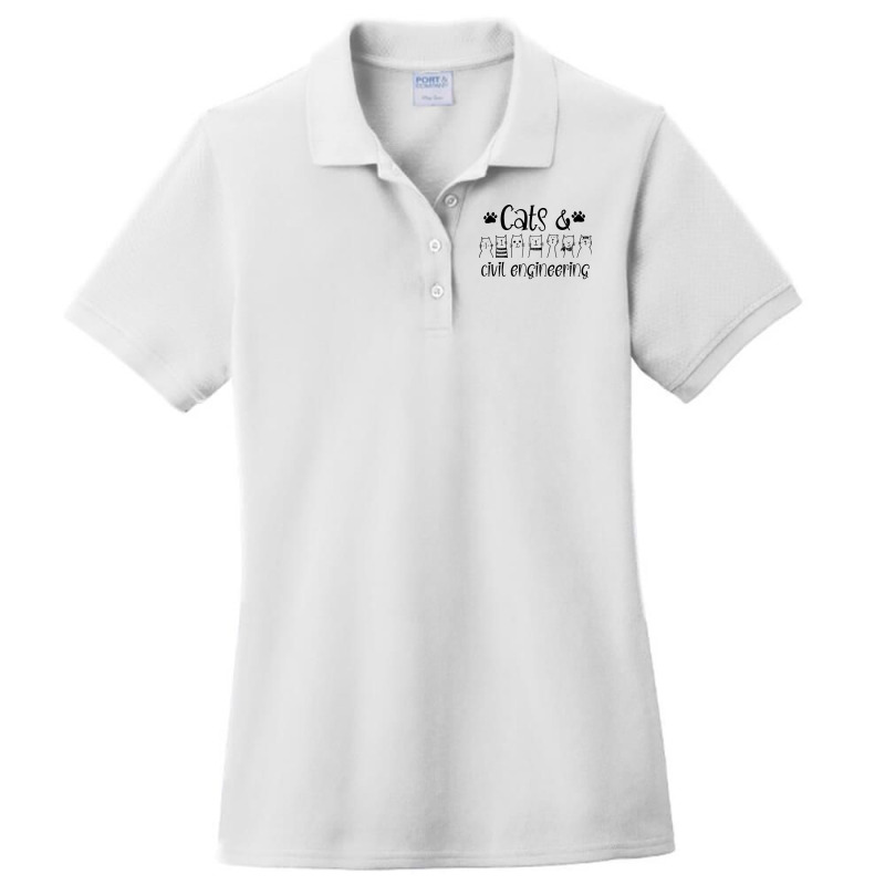 Cats Civil Engineering Tumblr Ladies Polo Shirt by shippesaruura | Artistshot