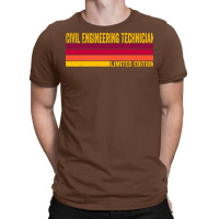 Civil Engineering Technician 80s Retro Vintage Lim T-shirt | Artistshot