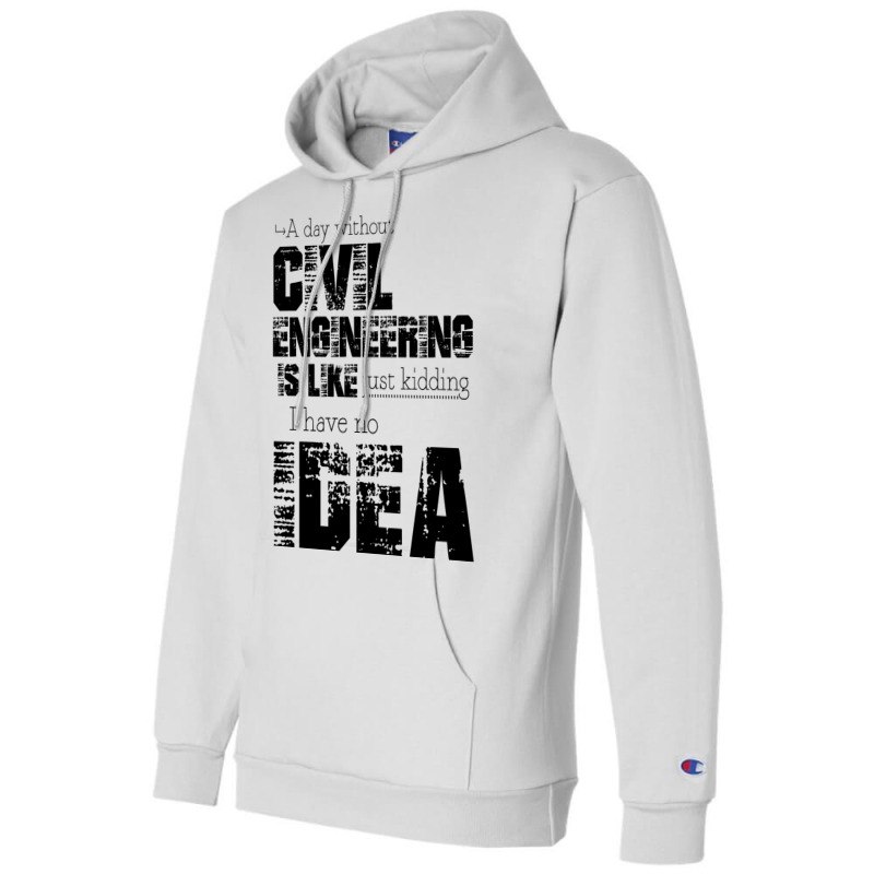 Civil Engineering Vintage Music Champion Hoodie | Artistshot