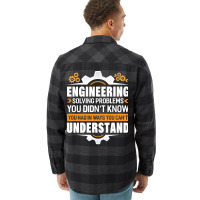 Engineer Engineering Profession Mechanical Gift Qu Flannel Shirt | Artistshot