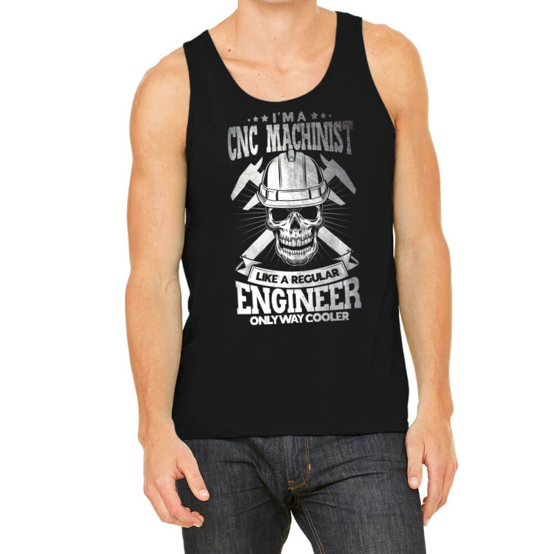 Cnc Machinist Gcode Cnc Operator Gift Nature Tank Top | Artistshot