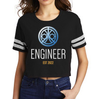 Engineer Established 2022 Engineering Graduate Gra Scorecard Crop Tee | Artistshot