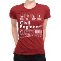 I Am A Civil Engineer Tshirt Funny Ladies Fitted T-shirt | Artistshot