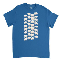 Adorable Polar Bear Pattern On White Hippie Classic T-shirt | Artistshot