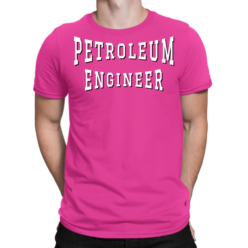 Petroleum Engineer In White Color Text Aesthetic T-Shirt by gerezzdralad | Artistshot