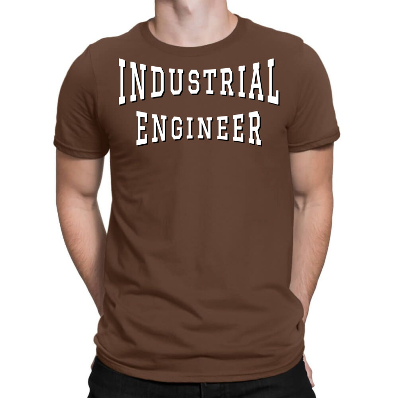 Industrial Engineer In White Color Text Green T-Shirt by vavywakamu | Artistshot