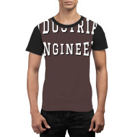 Industrial Engineer In White Color Text Green Graphic T-shirt | Artistshot