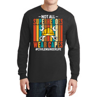 Proud Civil Engineer Life Funny Retro Civil Engine Long Sleeve Shirts | Artistshot