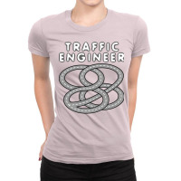 Traffic Engineer Highway Interchange Aesthetic Ladies Fitted T-shirt | Artistshot