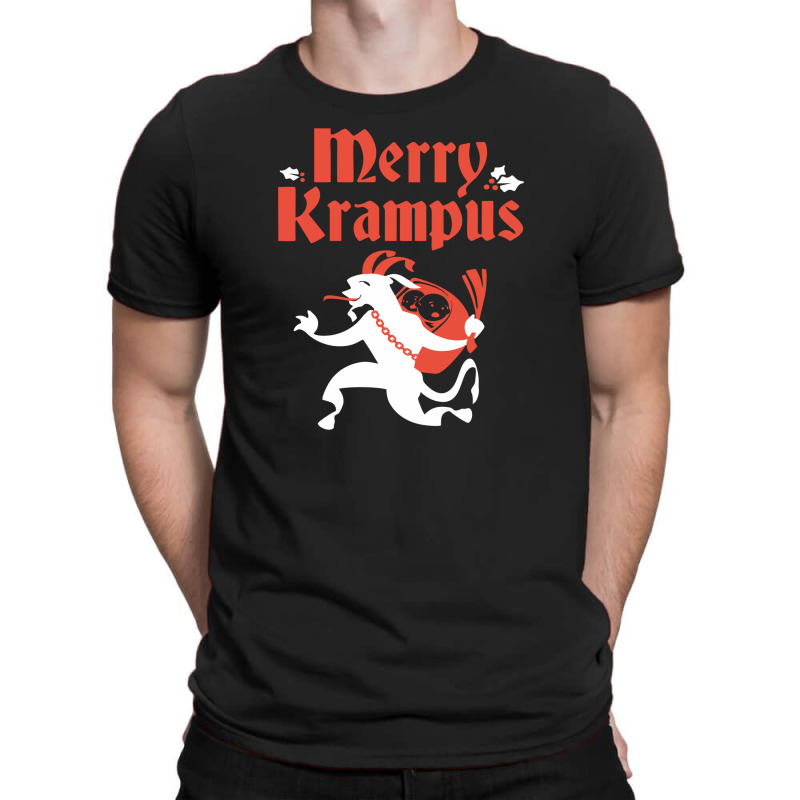 Merry Krampus T-Shirt by jasonciko | Artistshot