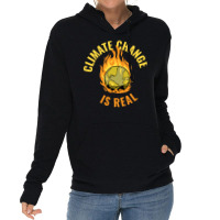 Climate Change Is Real Funny Global Warming Gift S Lightweight Hoodie | Artistshot