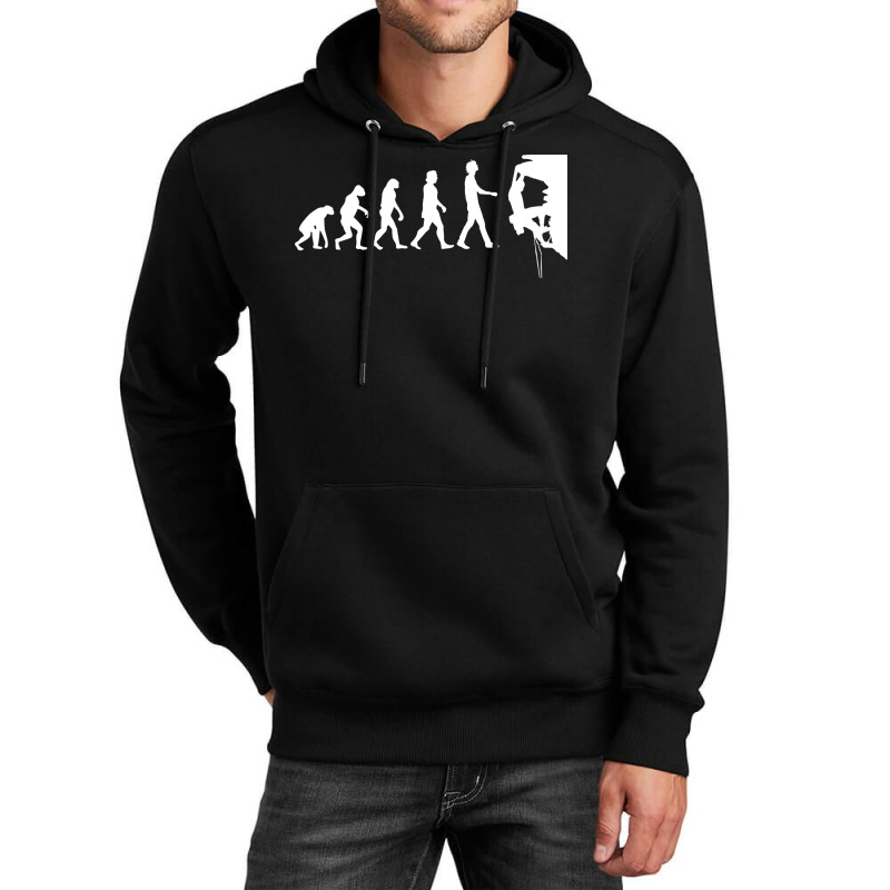 Climber Boulder Evolution Climbing Sport Gift Unisex Hoodie | Artistshot