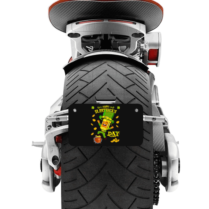 St Patrick T Shirt Happy St Patricks Day Motorcycle License Plate | Artistshot