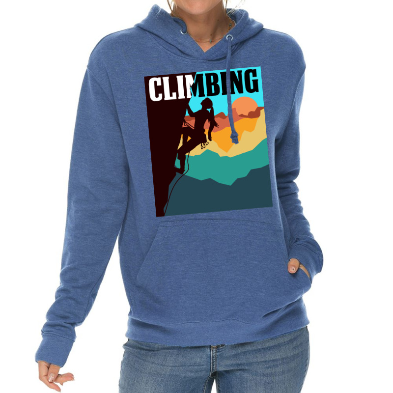 Climbing Climbing Womens Lightweight Hoodie | Artistshot