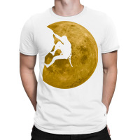 Climbing Bouldering Full Moon Climber Boulder Cute T-shirt | Artistshot