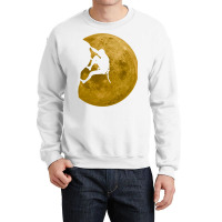 Climbing Bouldering Full Moon Climber Boulder Cute Crewneck Sweatshirt | Artistshot