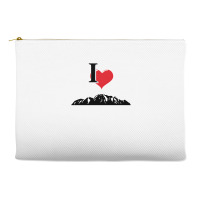 I Love Mountains Climbing Mountain Outdoors Nature Accessory Pouches | Artistshot