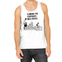 Climbing The Corporate Milk Crates Hipster Tank Top | Artistshot