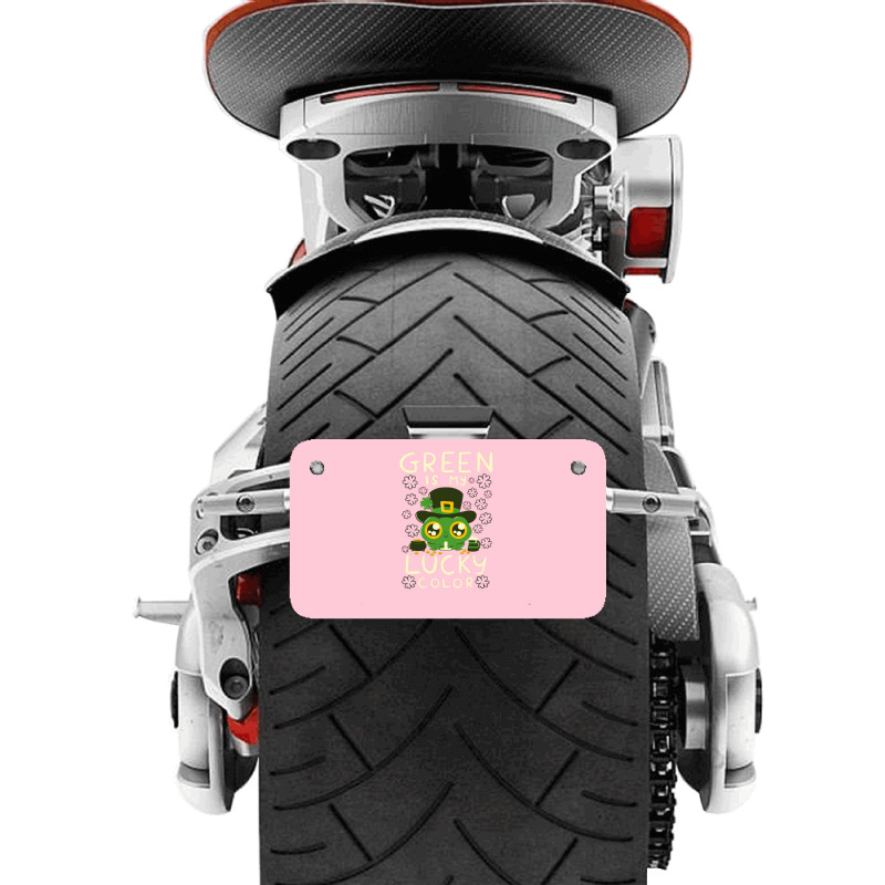 Lucky Color,st Patricks Day Motorcycle License Plate | Artistshot