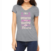 Im A Greenhouse Operator Girl Women's V-neck T-shirt | Artistshot