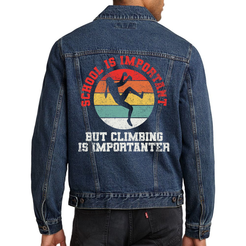 Climbing Climber 70s Men Denim Jacket | Artistshot