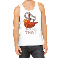 Funny Sloth Bouldering Gift For Rock Climbers Red Tank Top | Artistshot