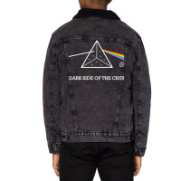 Dark Side Of The Crux Red Unisex Sherpa-lined Denim Jacket | Artistshot