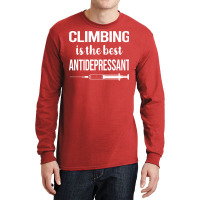 Antidepressant Climbing Climb Climber Girl Long Sleeve Shirts | Artistshot