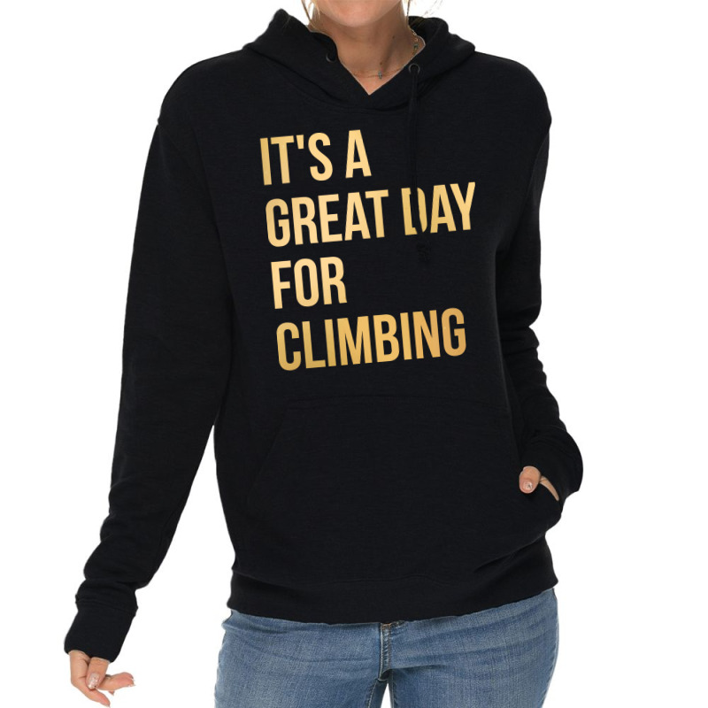 Climbing Girl Vintage Lightweight Hoodie | Artistshot