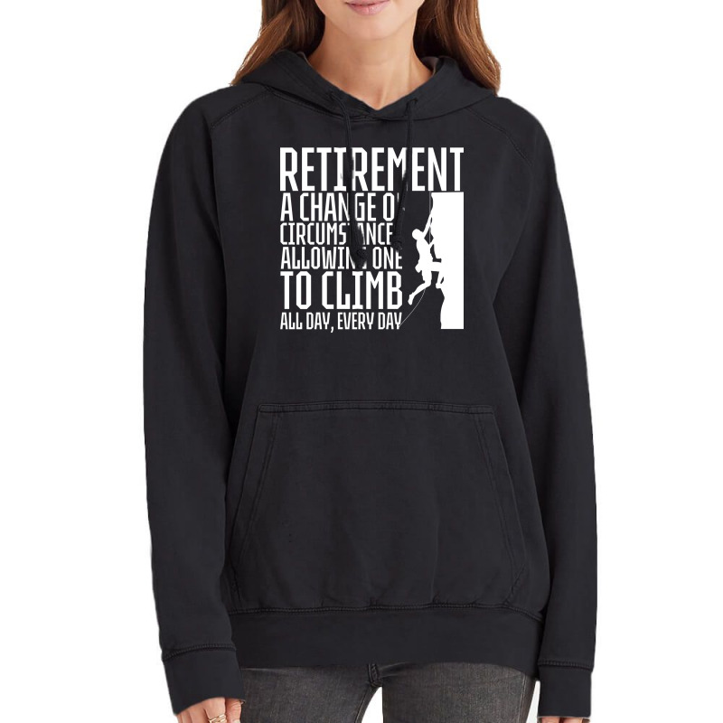 Retirement Rock Climbing 80s Vintage Hoodie | Artistshot