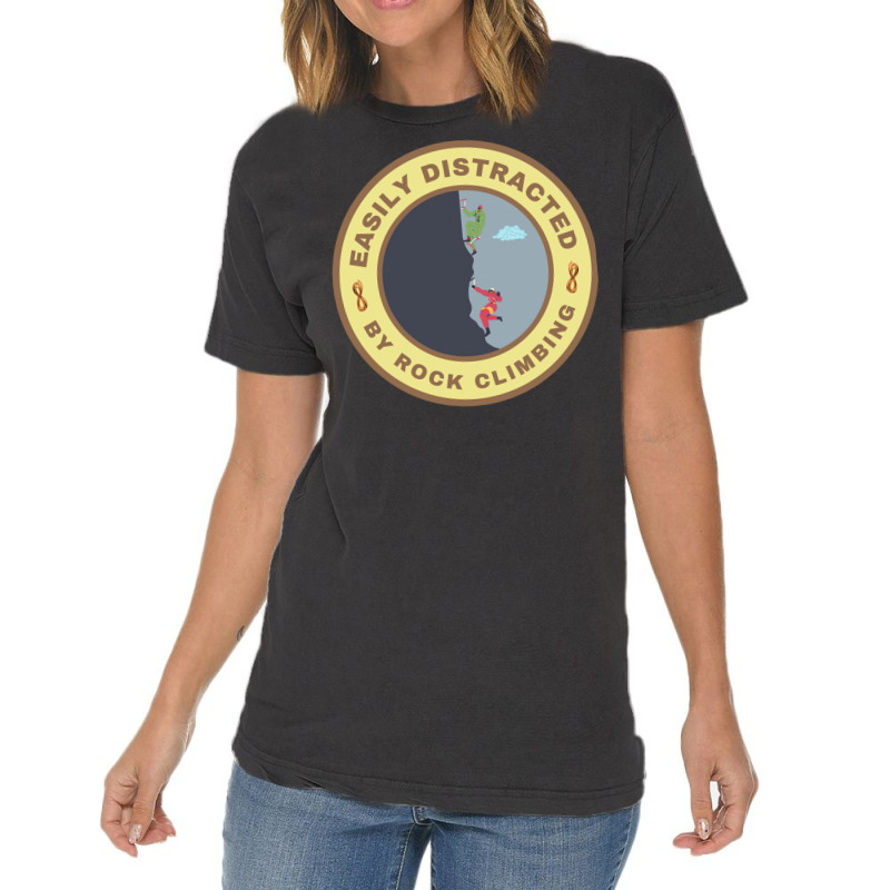 Easily Distracted Girl Vintage T-shirt | Artistshot