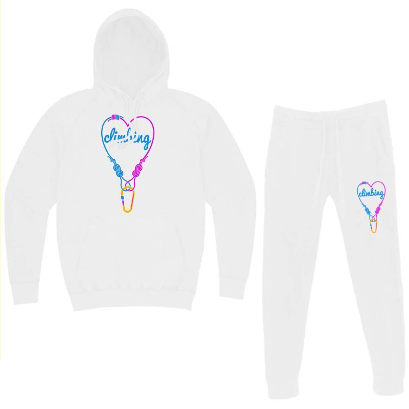 Rock Climbing Rope Love To Climb Hippie Hoodie & Jogger Set | Artistshot