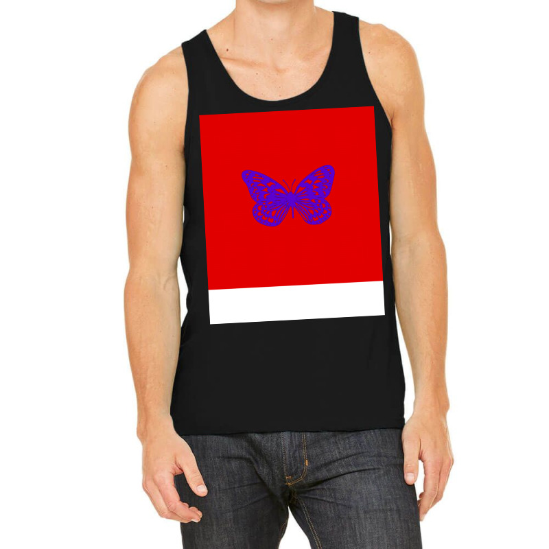 Butterfly Yellow Hipster Tank Top | Artistshot