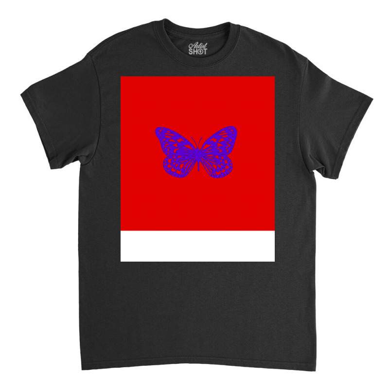 Butterfly Yellow Hipster Classic T-shirt | Artistshot