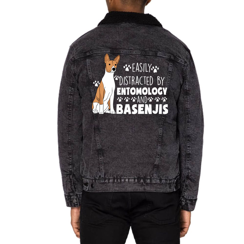 Entomology And Basenjis Summer Unisex Sherpa-lined Denim Jacket | Artistshot