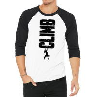 Climb Rock Climbing Bouldering Vintage Vertical Cl 3/4 Sleeve Shirt | Artistshot