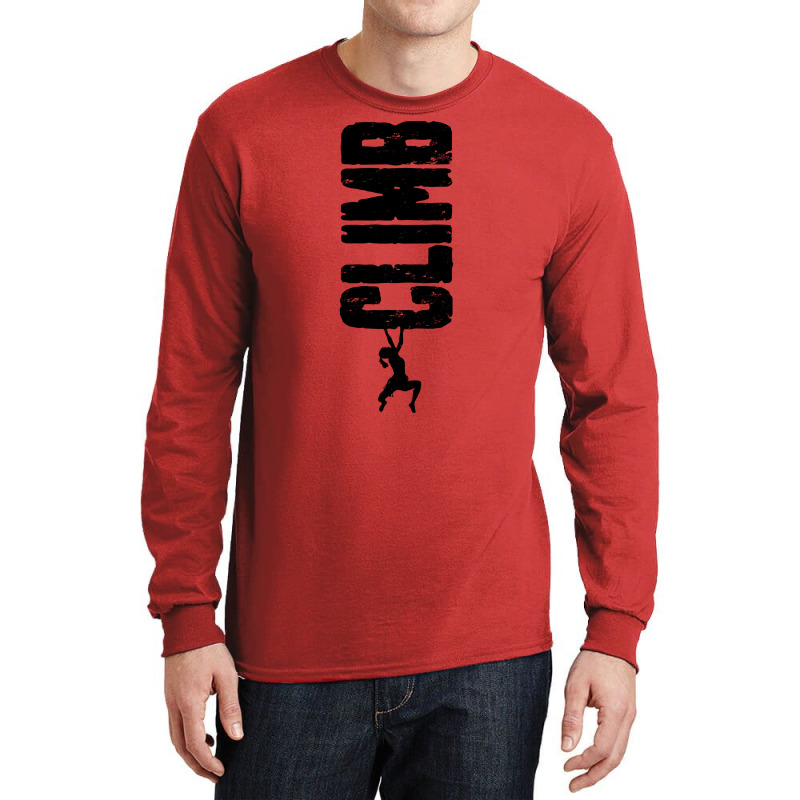 Climb Rock Climbing Bouldering Vintage Vertical Cl Long Sleeve Shirts | Artistshot