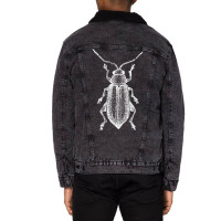 Entomology Insects Hippie Unisex Sherpa-lined Denim Jacket | Artistshot